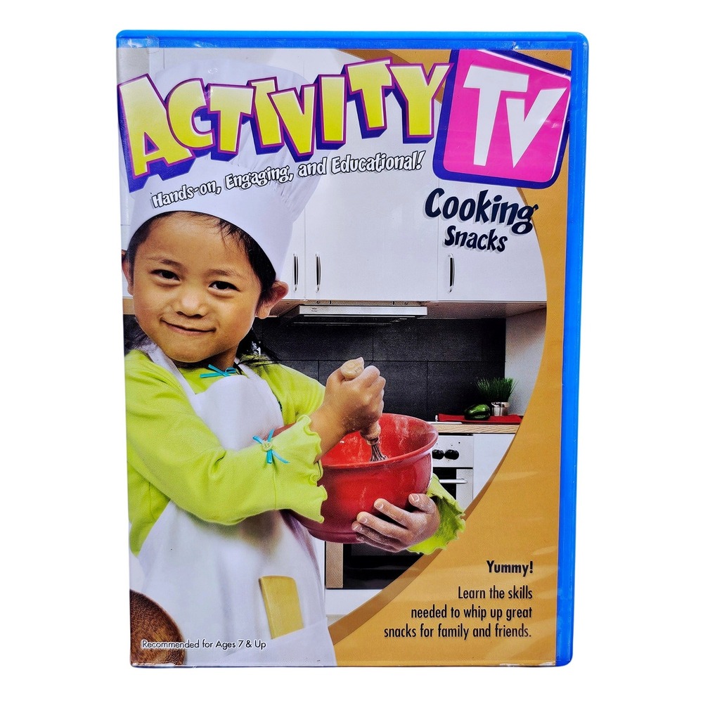 Activity TV Cooking Fun Snack DVD Kid Educational Recipes Carrie Interactive DIY